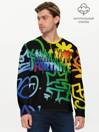 Мужской лонгслив базовый / Fortnite