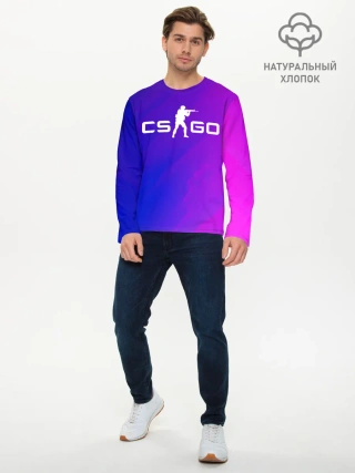 Мужской лонгслив базовый / CS GO | КС ГО