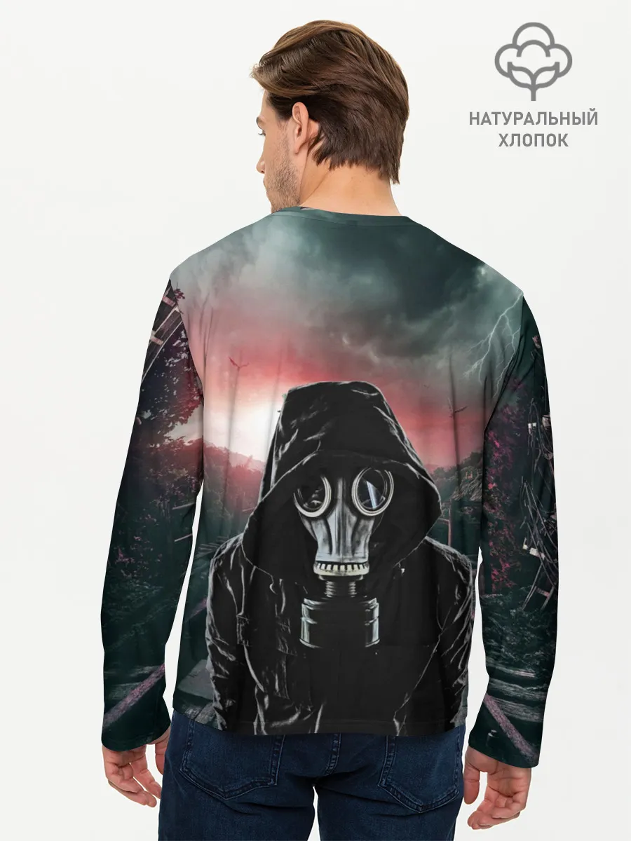 Мужской лонгслив базовый / Stalker 2 Зона