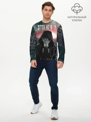 Мужской лонгслив базовый / Stalker 2 Зона
