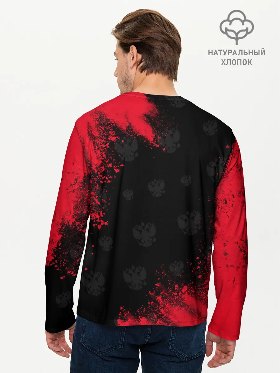 Мужской лонгслив базовый / РОССИЯ / RUSSIA