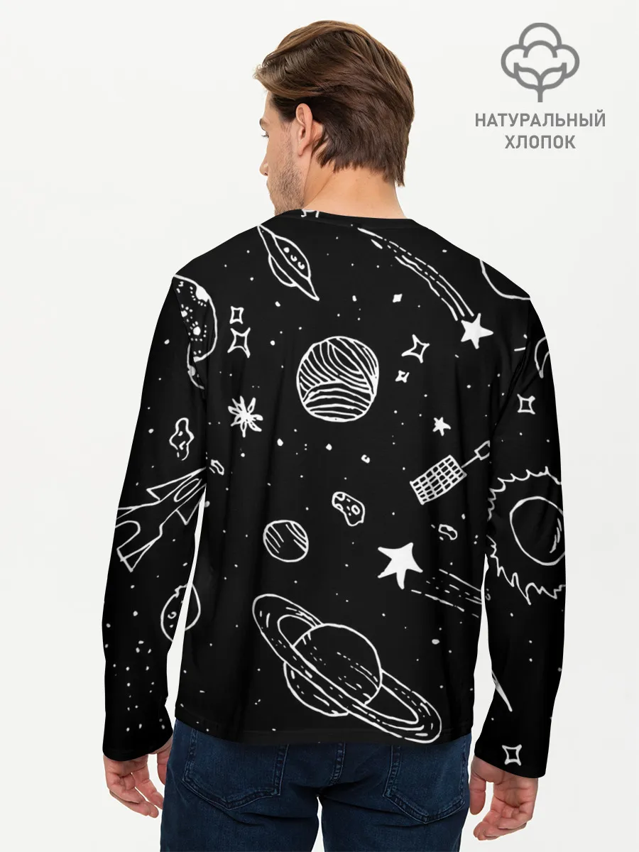 Мужской лонгслив базовый / Cosmos