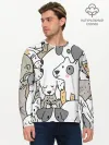 Мужской лонгслив базовый / Собачье собрание