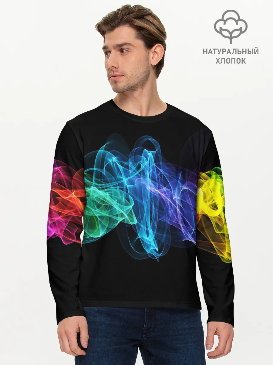 Мужской лонгслив базовый / COLOR SMOKE