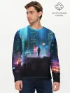 Мужской лонгслив базовый / CITY NEON