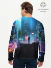 Мужской лонгслив базовый / CITY NEON