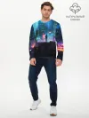 Мужской лонгслив базовый / CITY NEON