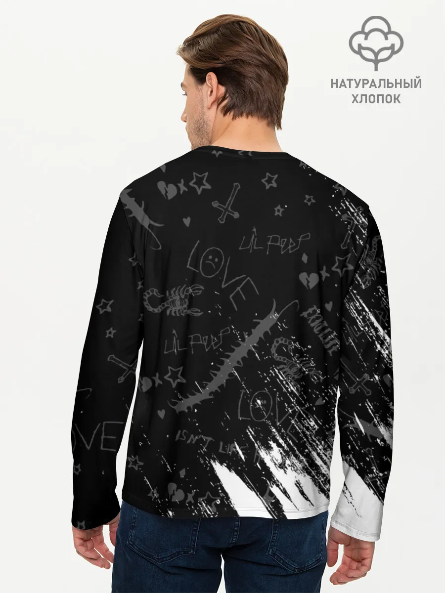 Мужской лонгслив базовый / LIL PEEP / ЛИЛ ПИП