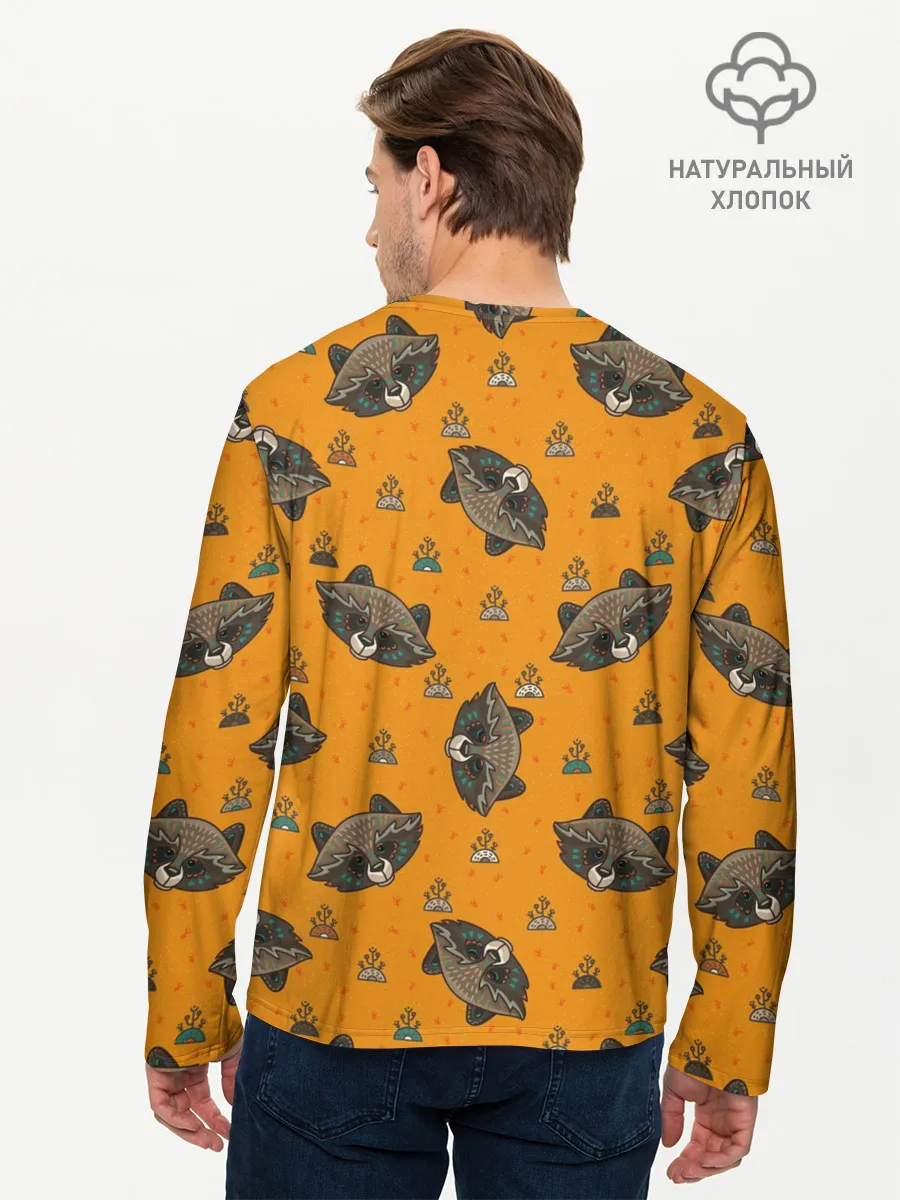 Мужской лонгслив базовый / Енотики
