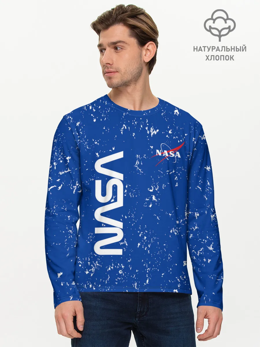 Мужской лонгслив базовый / NASA / НАСА