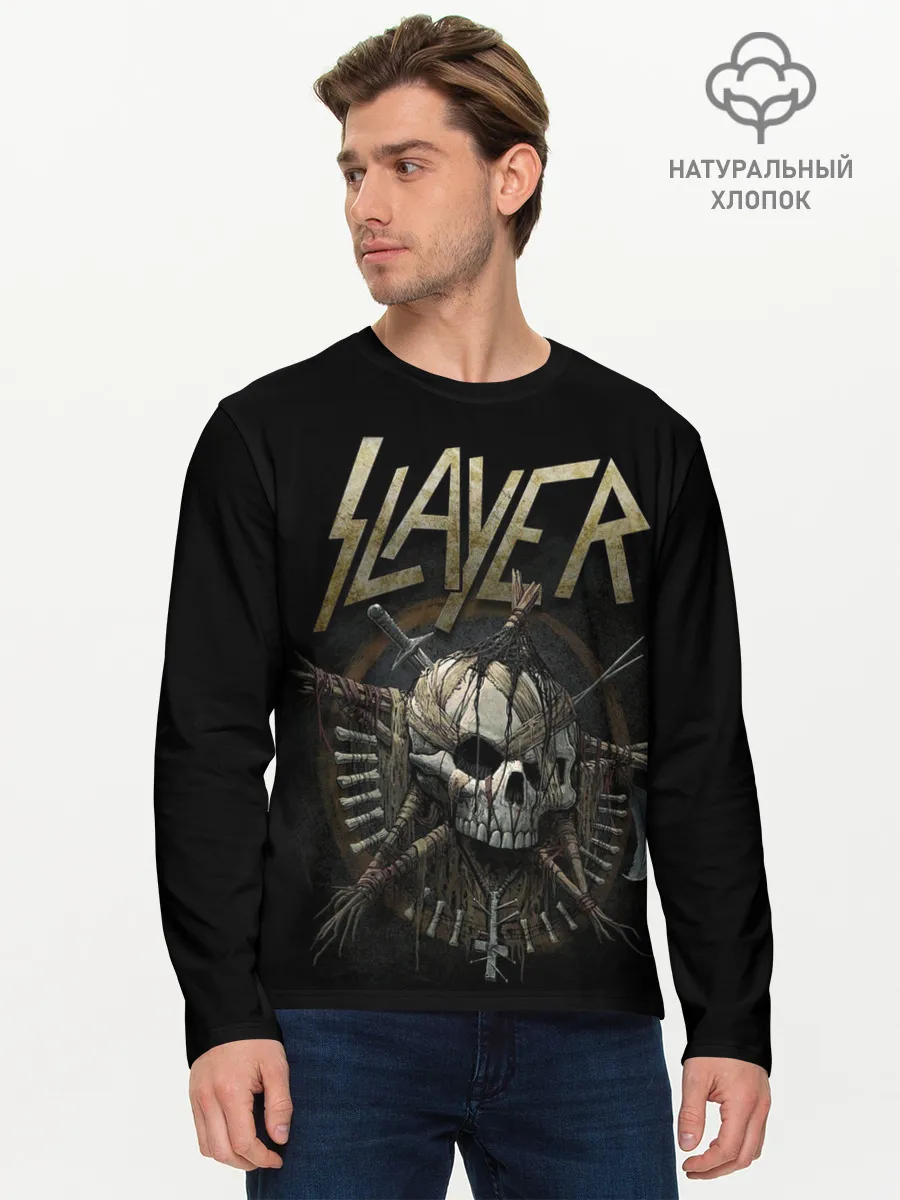 Мужской лонгслив базовый / Slayer