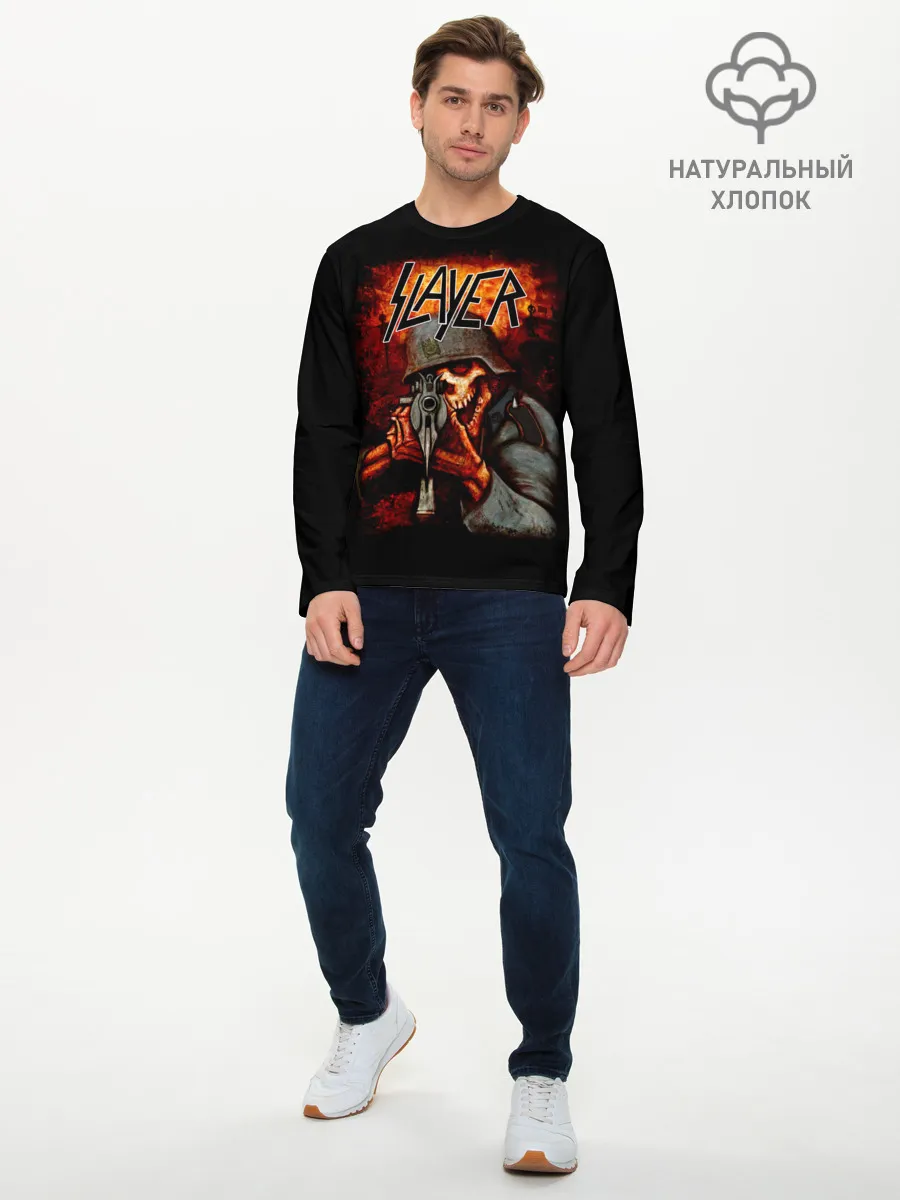Мужской лонгслив базовый / SLAYER | СЛЭЙЕР