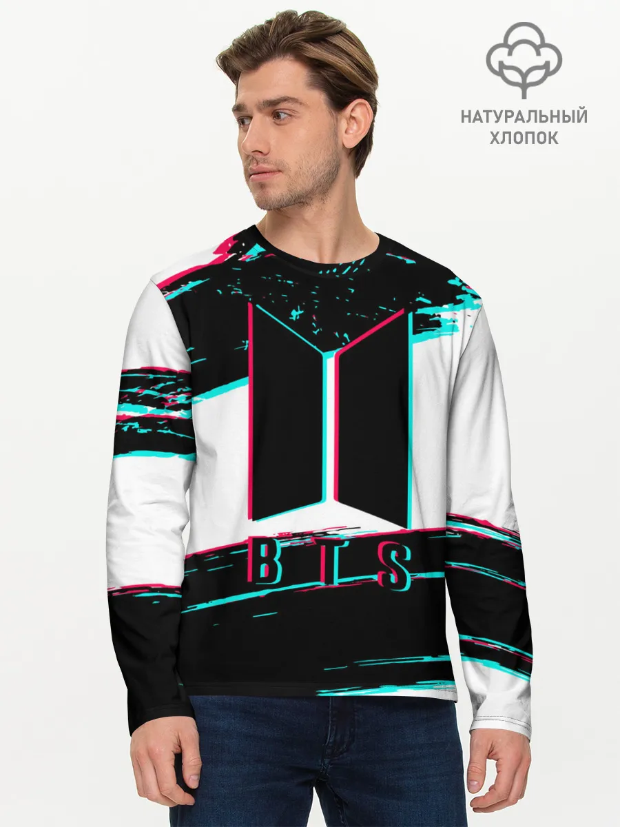 Мужской лонгслив базовый / BTS