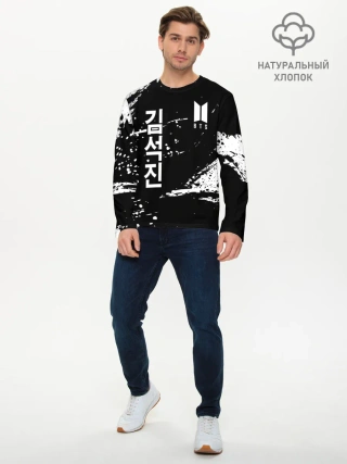 Мужской лонгслив базовый / BTS