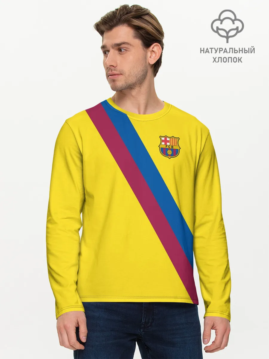 Мужской лонгслив базовый / BARCELONA