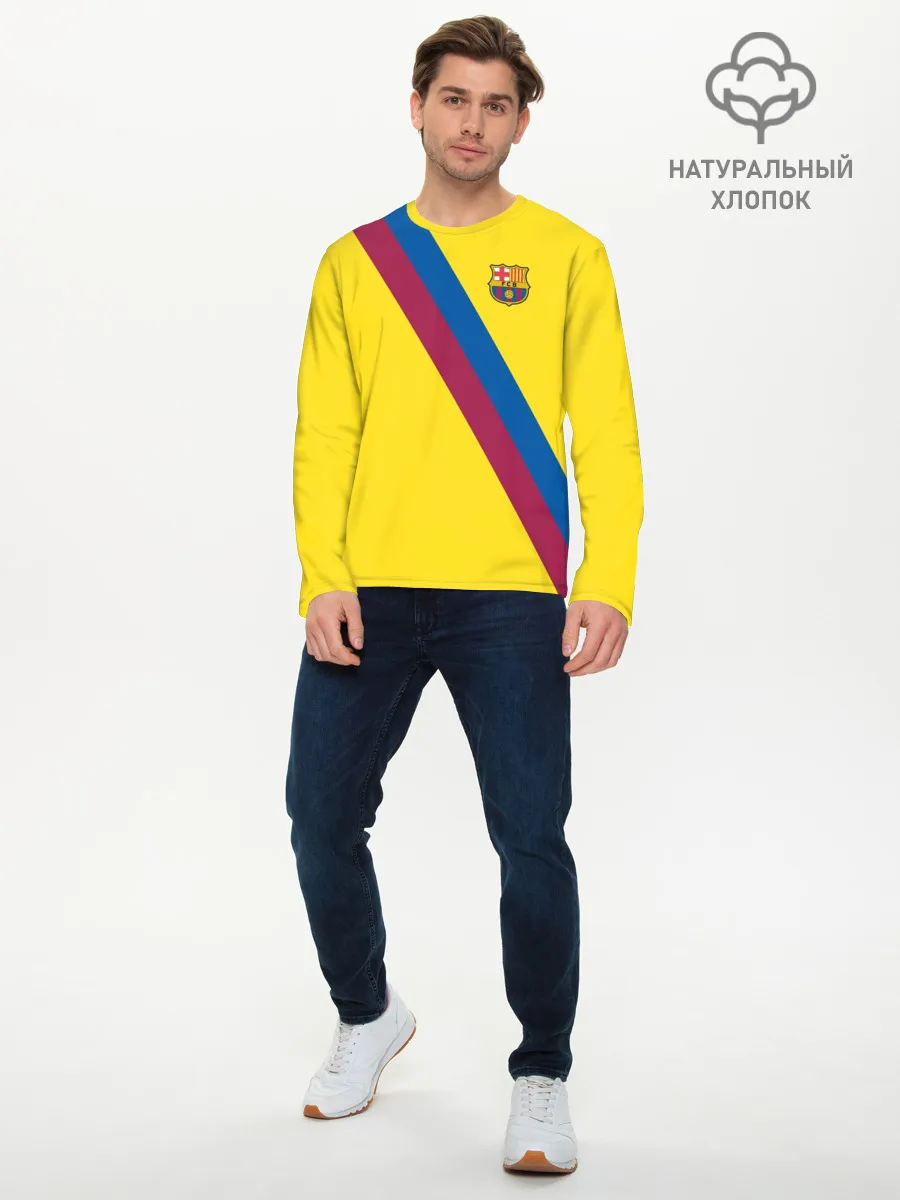Мужской лонгслив базовый / BARCELONA