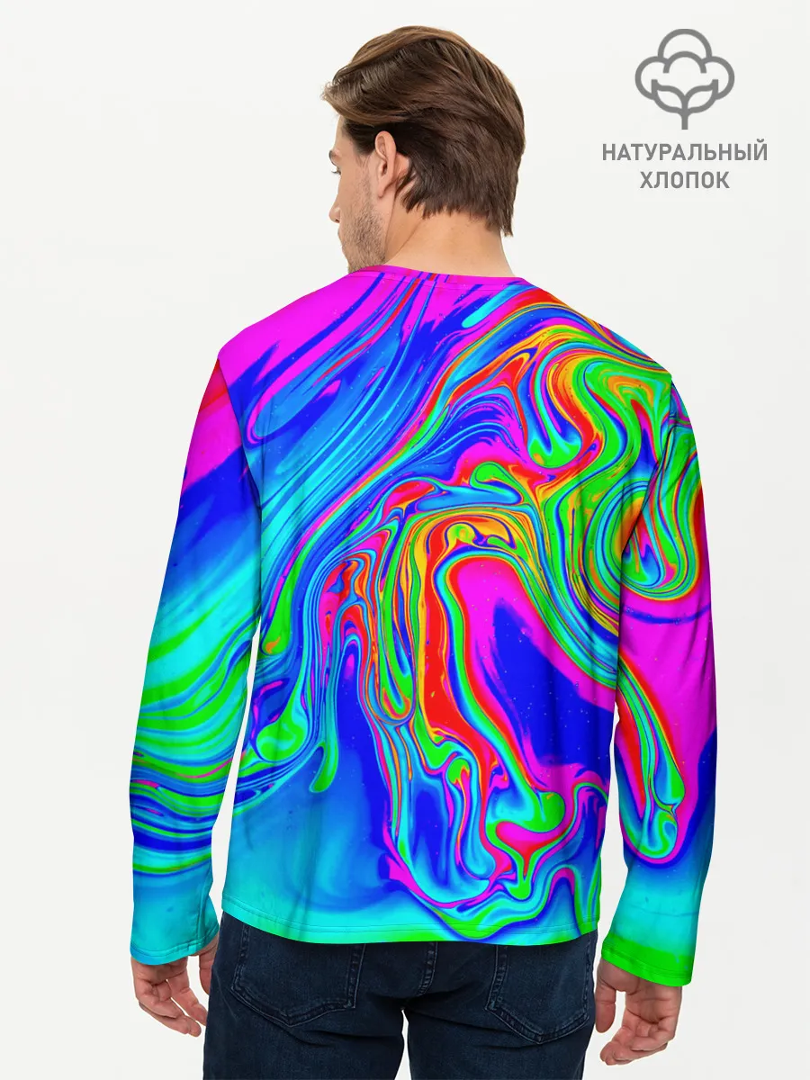 Мужской лонгслив базовый / Краска