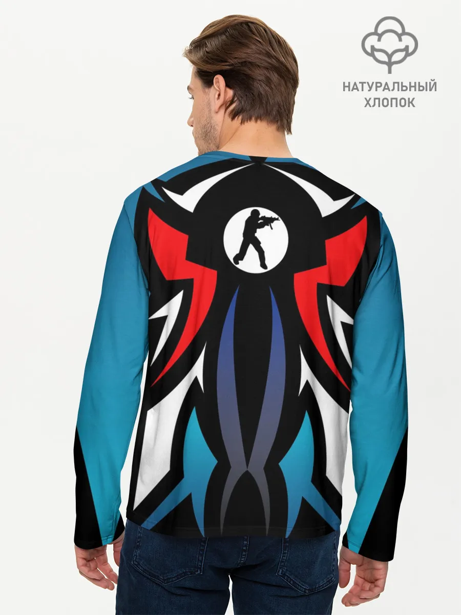 Мужской лонгслив базовый / Counter Strike Gaming Gear