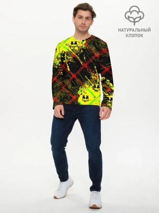 Мужской лонгслив базовый / MARSHMELLO