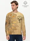 Мужской лонгслив базовый / Дагестан в золоте
