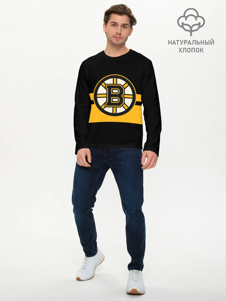 Мужской лонгслив базовый / BOSTON BRUINS NHL