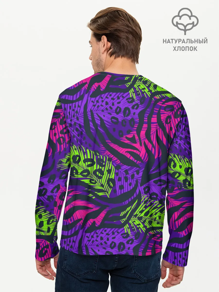 Мужской лонгслив базовый / Африканский дух