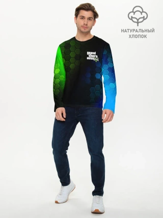 Мужской лонгслив базовый / GTA 5 / ГТА 5