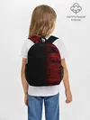Рюкзак детский / RED BLACK MILITARY CAMO | КРАСНЫЙ КАМУФЛЯЖ