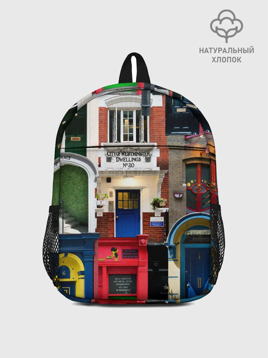 Рюкзак детский / London doors цифровой коллаж
