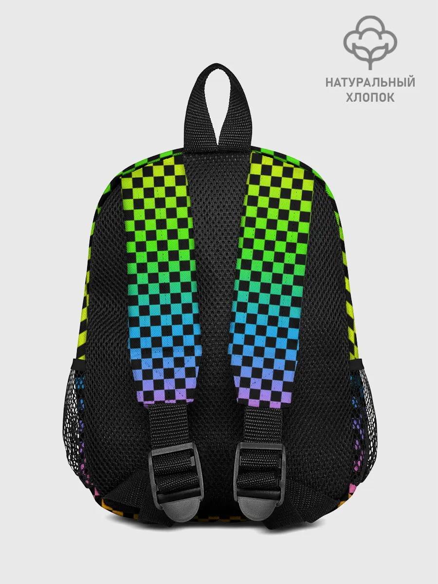 Рюкзак детский / РАДУЖНАЯ ШАХМАТКА