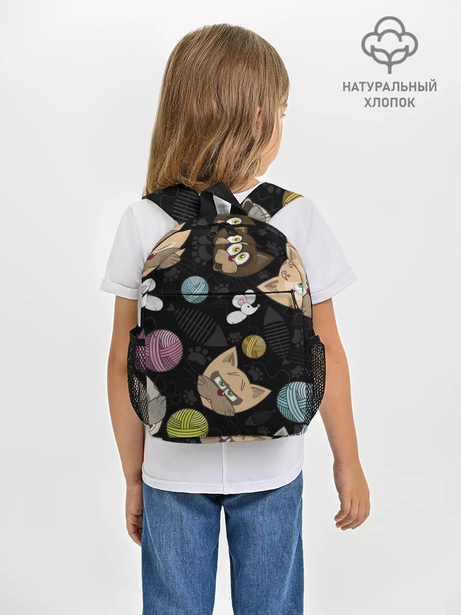 Рюкзак детский / Злой кот.