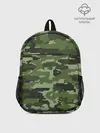 Рюкзак детский / ВЯЗАННЫЙ КАМУФЛЯЖ