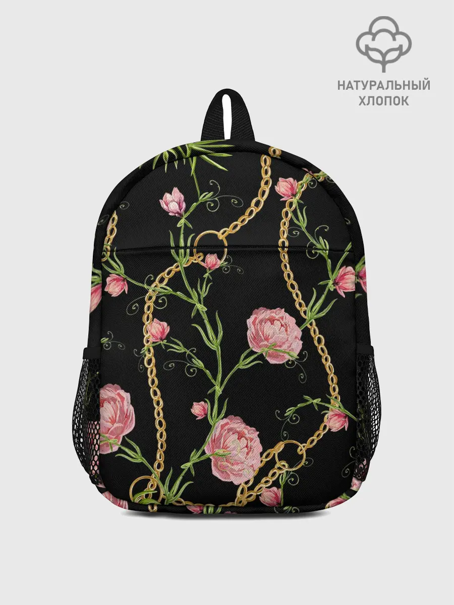 Рюкзак детский / Золотая цепь и розы