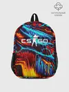 Рюкзак детский / CS GO STRIPES FLAME | КС ГО ПЛАМЯ