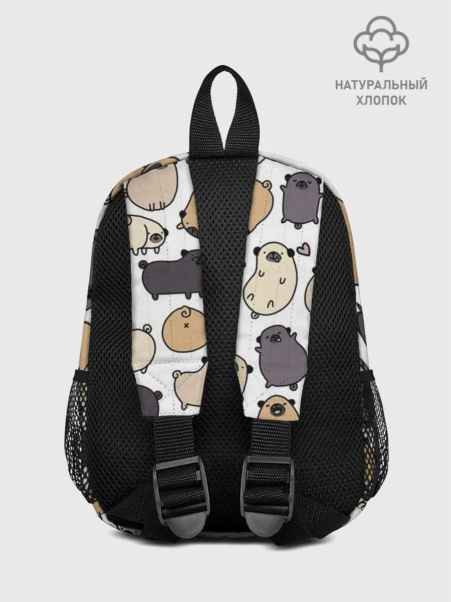 Рюкзак детский / Милые мопсы