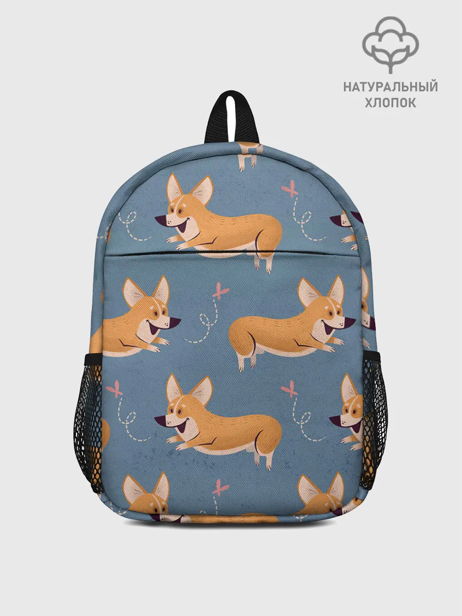 Рюкзак детский / Корги с бабочкой