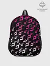 Рюкзак детский / Розовобелый паттерн джоджо
