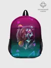 Рюкзак детский / RETRO CYBER BEAR NEON