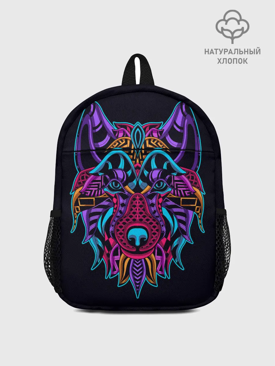 Рюкзак детский / Неоновый пес