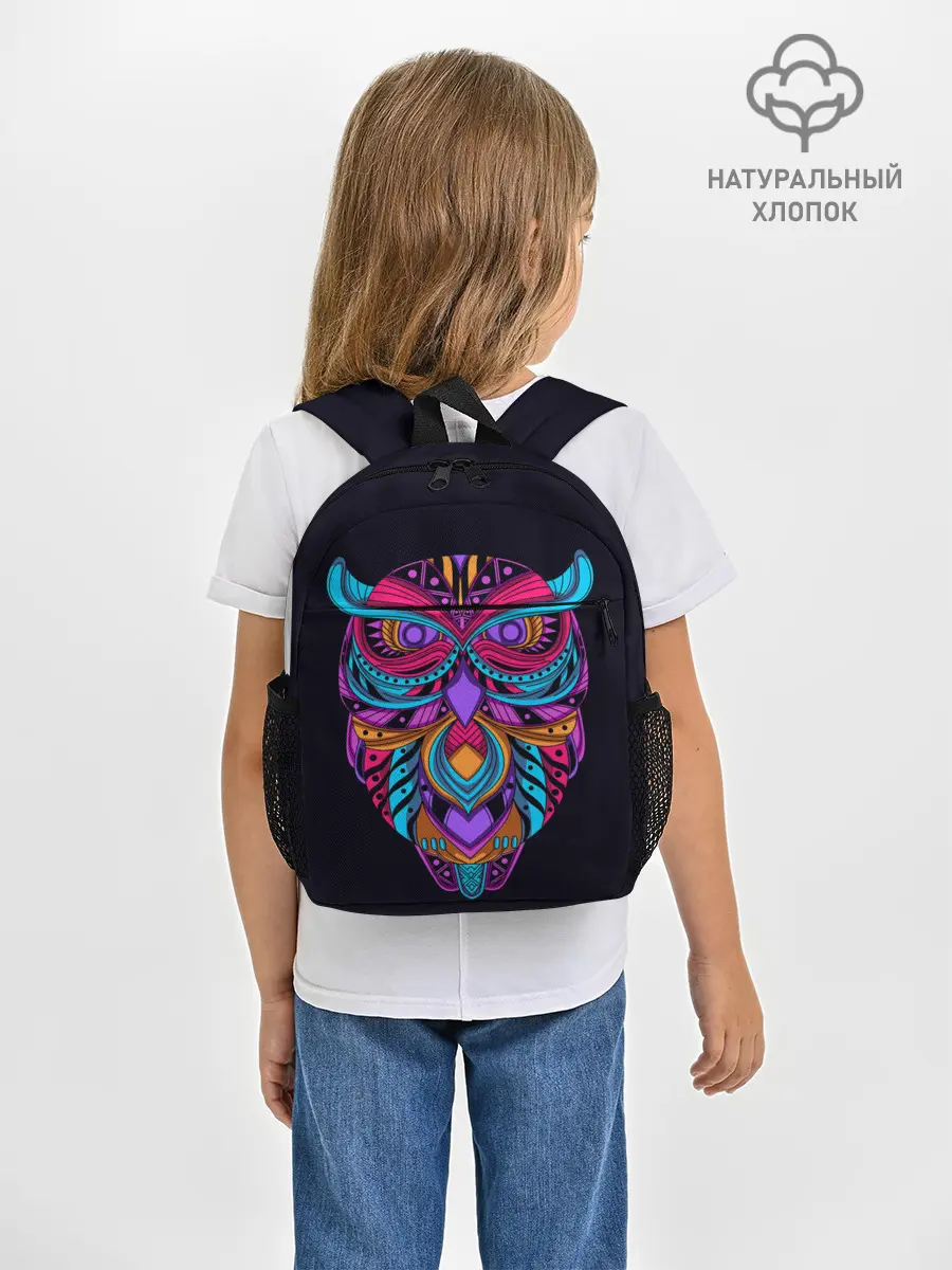 Рюкзак детский / Неоновая сова