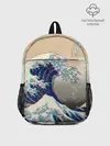 Рюкзак детский / Kanagawa Wave Glitch Art