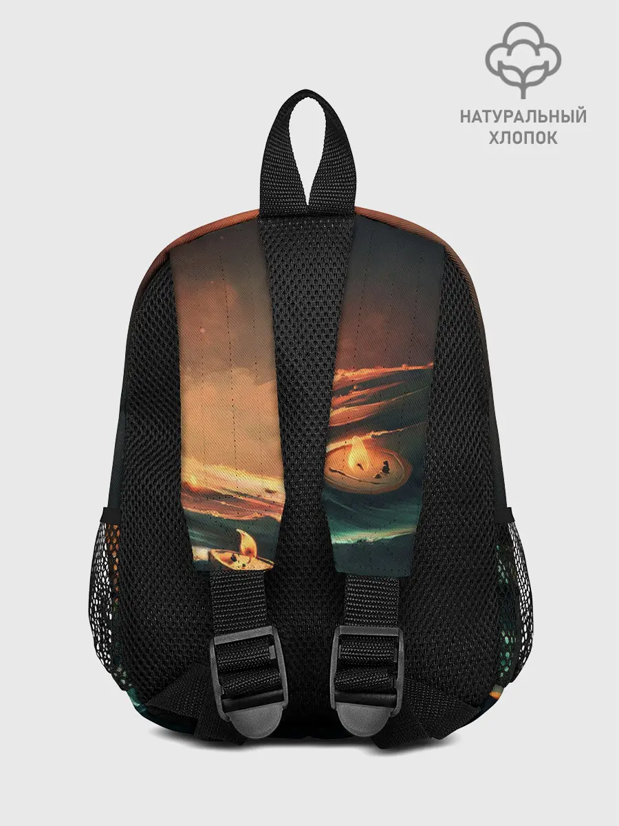 Рюкзак детский / Фэнтези море корабли закат