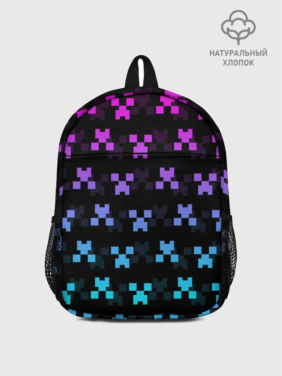 Рюкзак детский / MINECRAFT CREEPER NEON