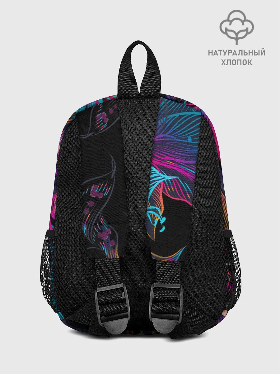 Рюкзак детский / Flowers | Неон