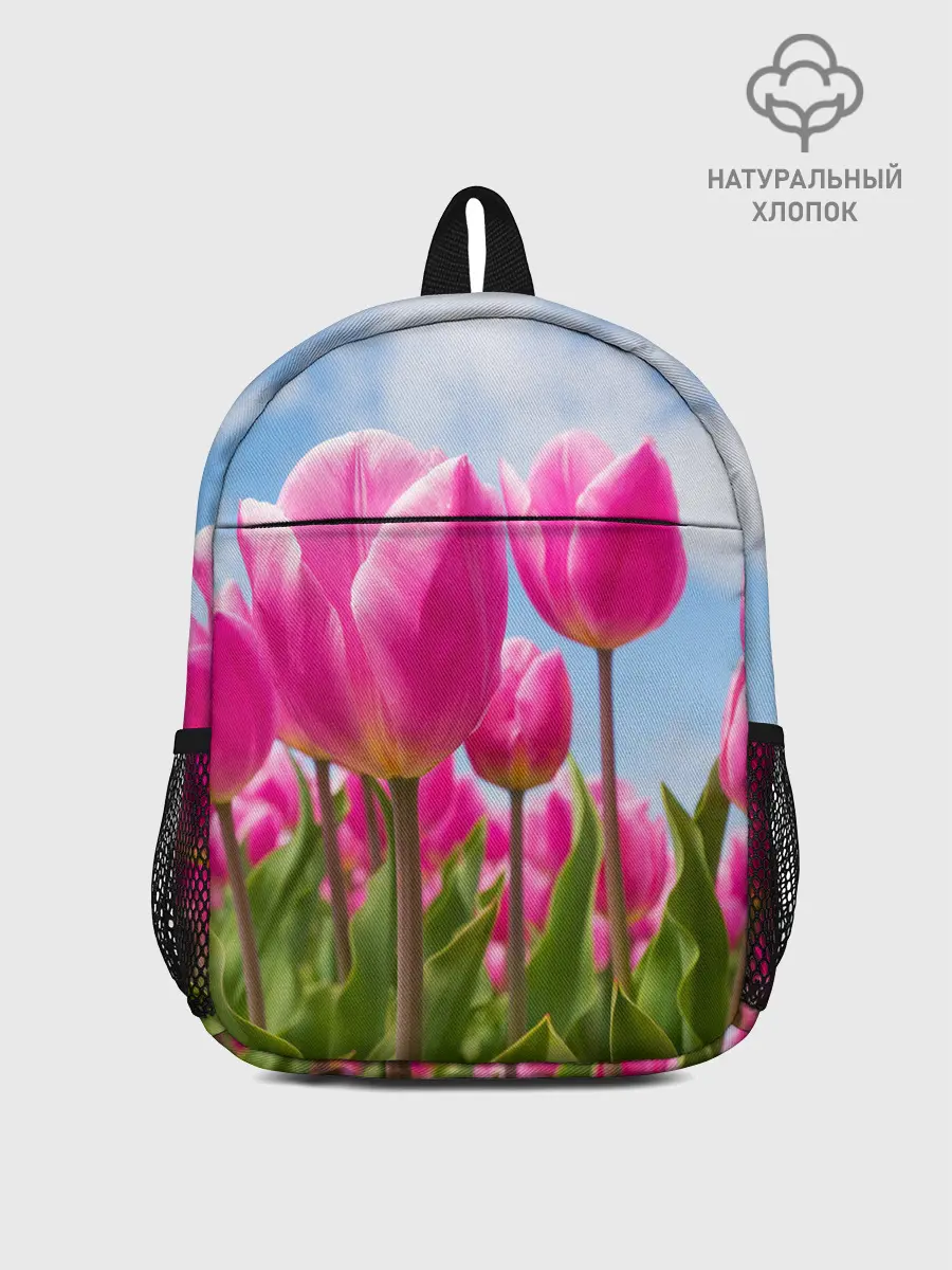 Рюкзак детский / Розовые тюльпаны