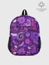 Рюкзак детский / фиолетовый этнический дудлинг