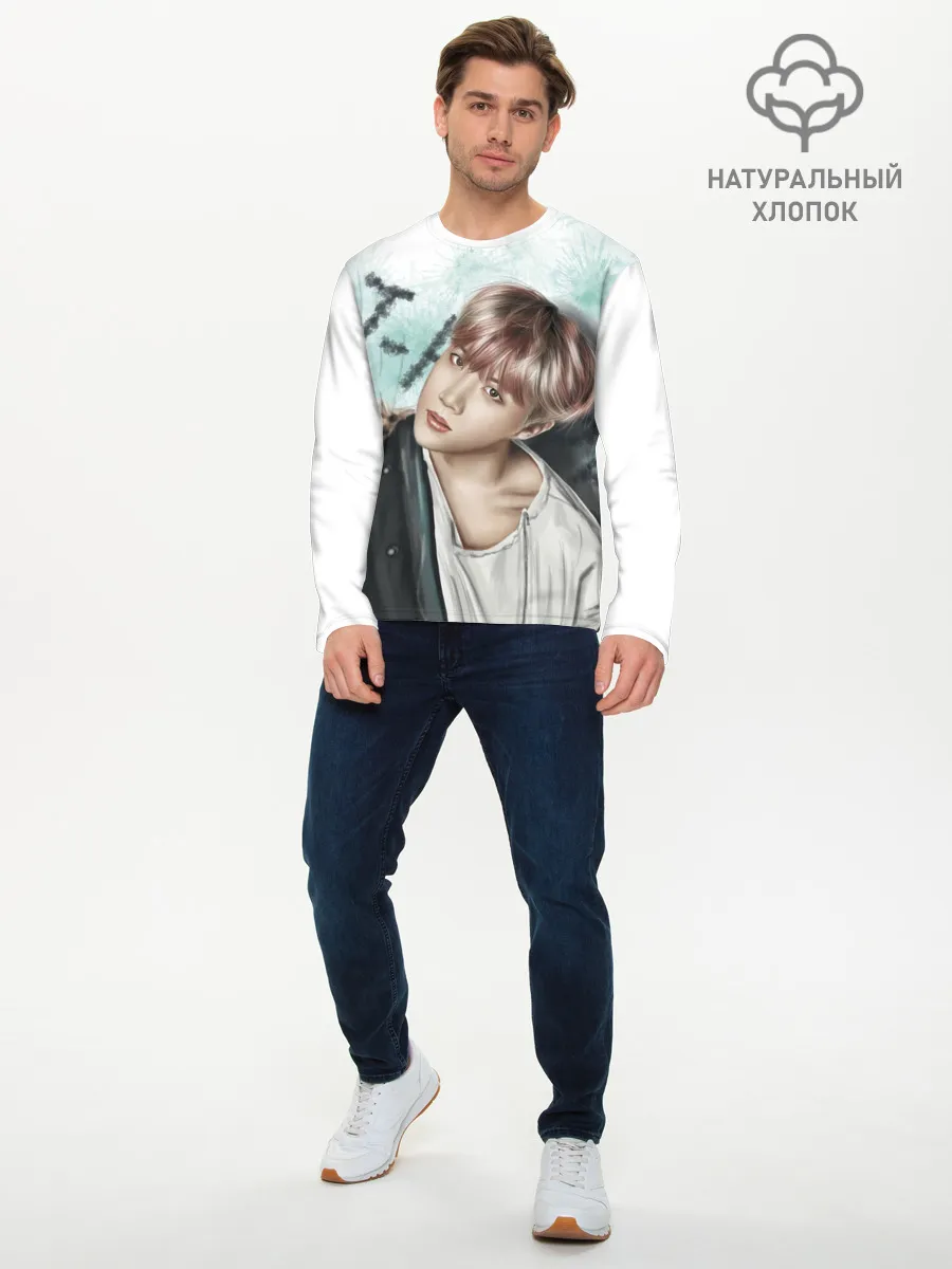 Мужской лонгслив базовый / BTS