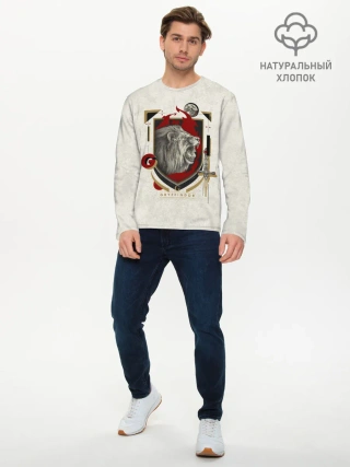 Мужской лонгслив базовый / Гарри Поттер