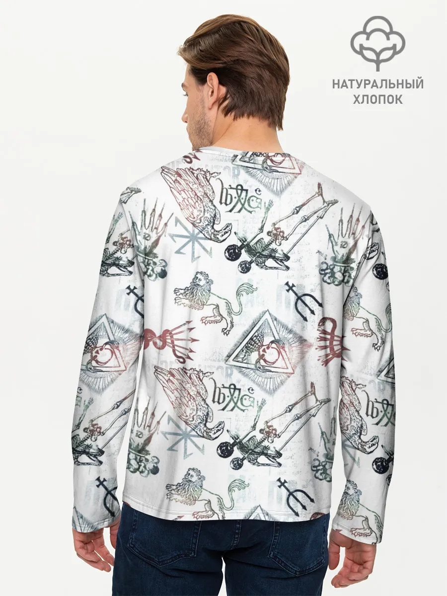 Мужской лонгслив базовый / Гарри Поттер