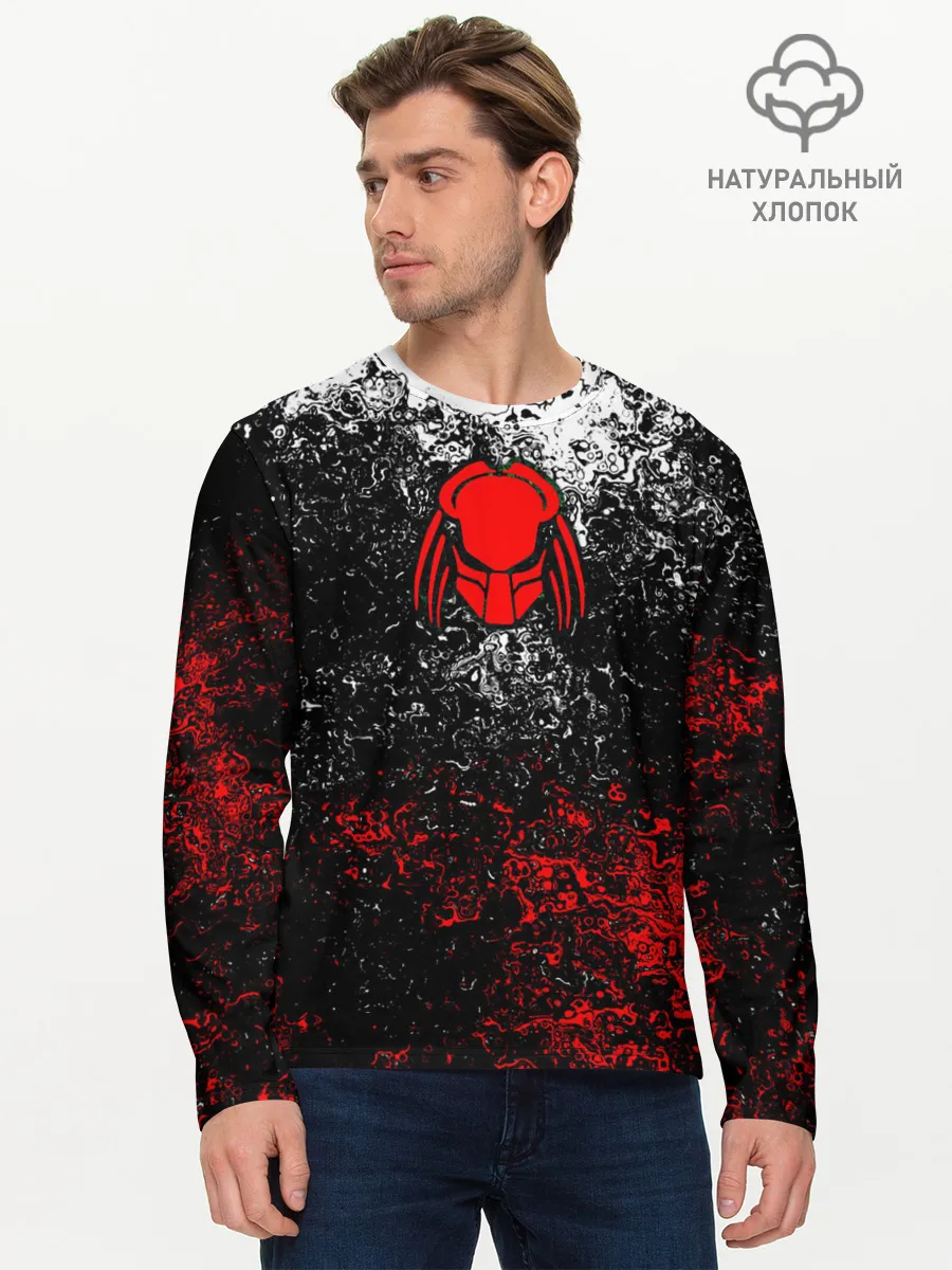 Мужской лонгслив базовый / Predator